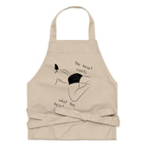 The Heart Wants What The Heart Wants Organic Cotton Apron
